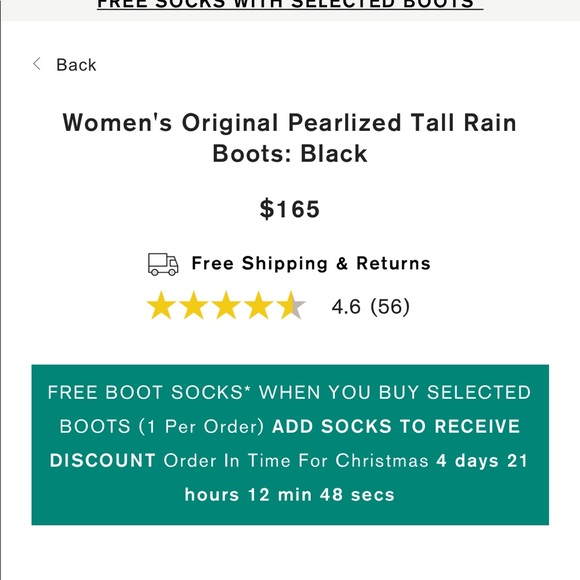 Hunter boots size 6 with size m socks - Picture 8 of 8